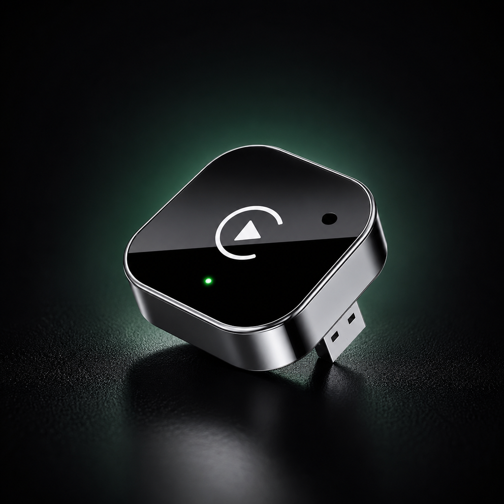 Wireless CarPlay & Android Auto Adapter — Plug & Play, No App Needed
